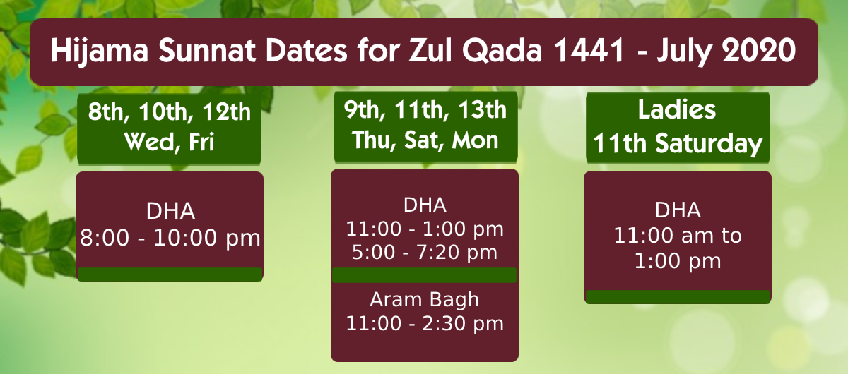 Zul Qada 1441 - July 2020